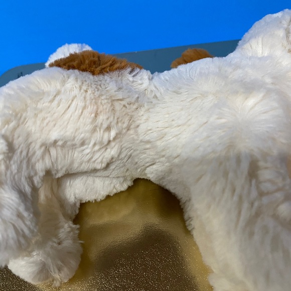 DOUGLAS CUDDLE TOYS VTG 2010 WHITE SPANIEL PUPPY SUPER SOFT PLUSH KEENE, NH 7” - Picture 6 of 14